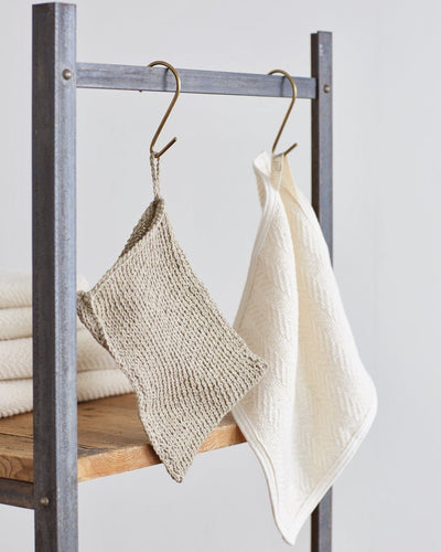 Fog Linen, Handmade Brass J Hooks, - Placewares