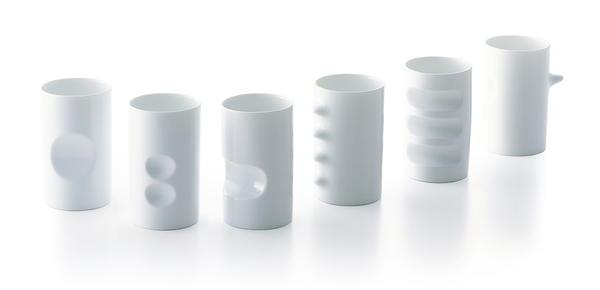 Hakusan Porcelain, Japanese Porcelain 'Fancy Cups', - Placewares