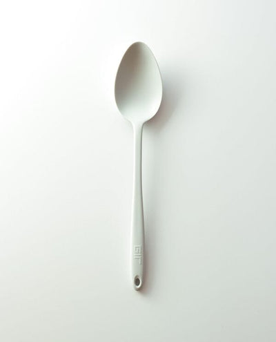 GIR: Get It Right, Food-Safe, Scratch-Proof, Professional-Grade Silicone Ultimate Spoons, Studio White- Placewares