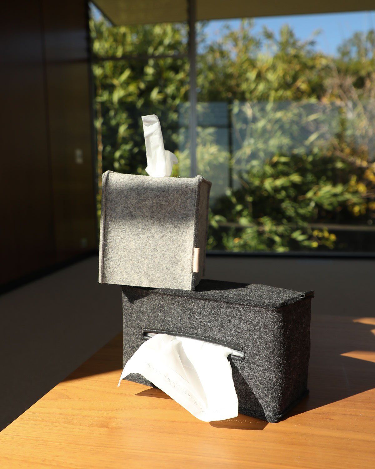 Graf Lantz, German Felt Tissue Boxes, Rectangle, - Placewares