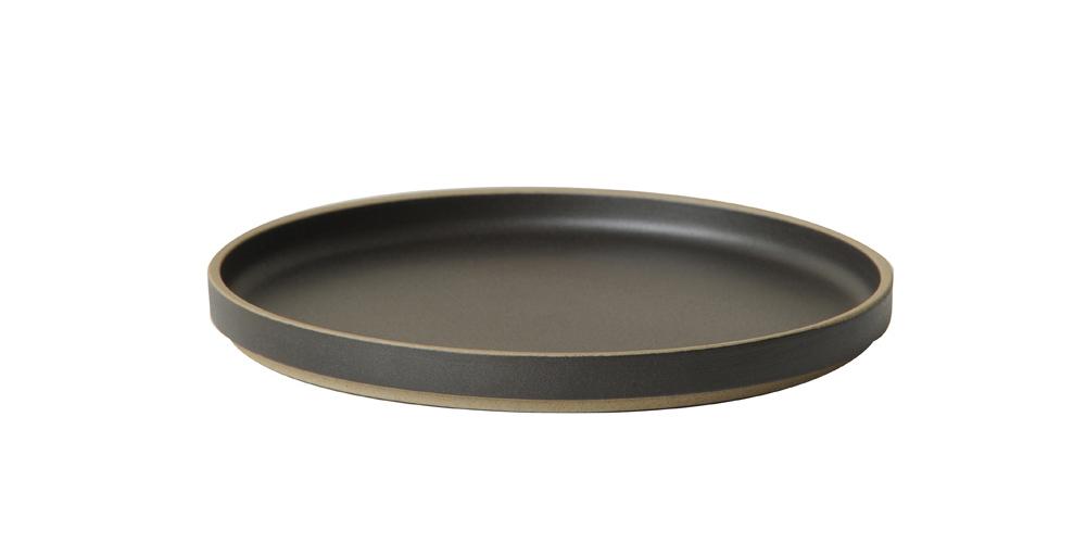 Hasami Porcelain, Plate, Large - Black, Black- Placewares