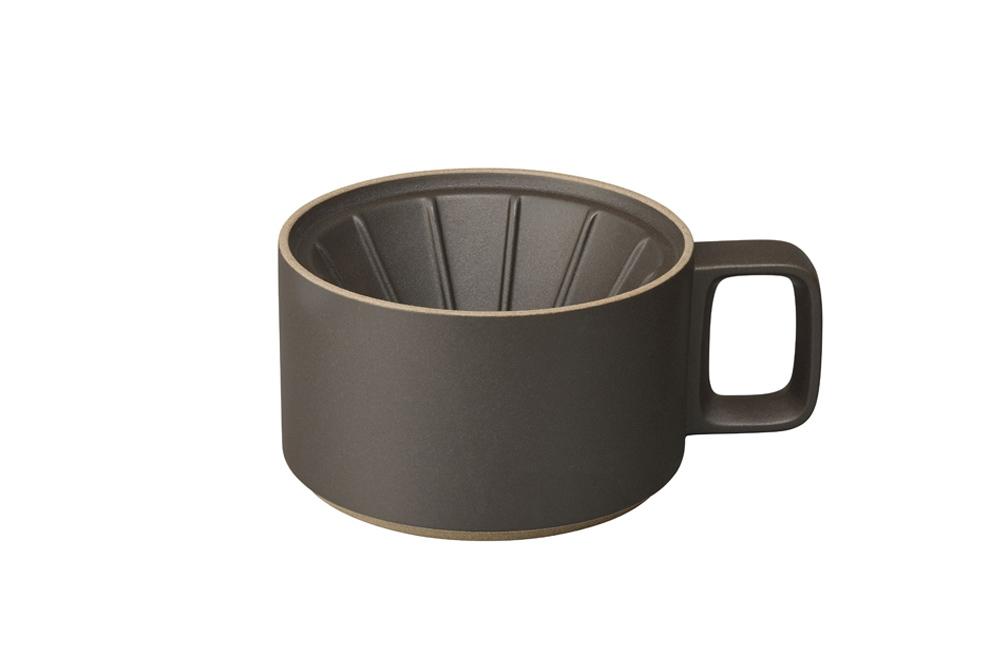 Hasami Porcelain, Pour Over Dripper - Black, Black- Placewares