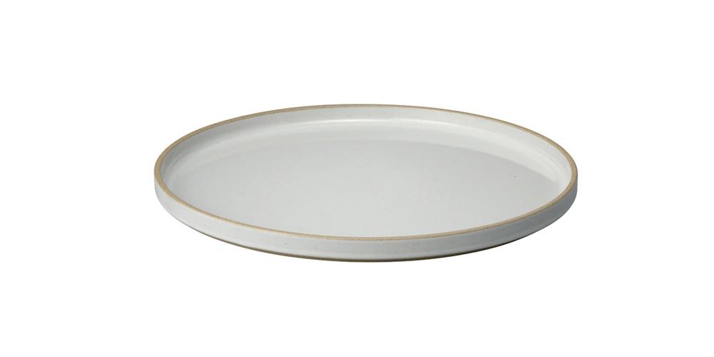 Hasami Porcelain, Plate, Large - Gloss Gray, Gloss Gray- Placewares