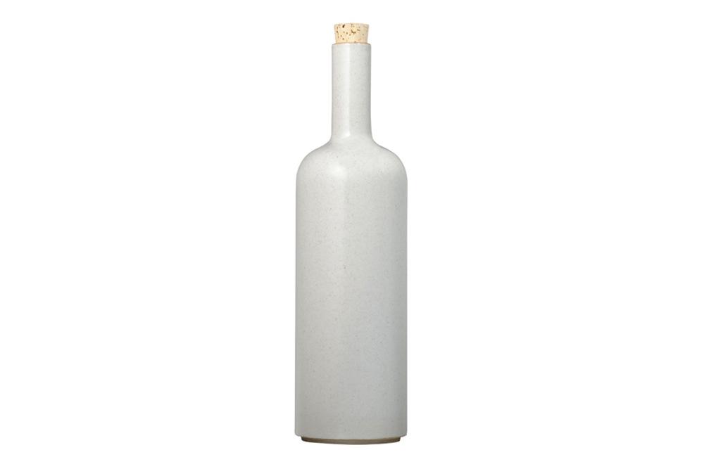Hasami Porcelain, Bottle - Gloss Gray, - Placewares