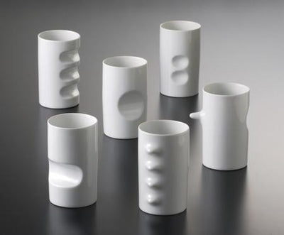 Hakusan Porcelain, Japanese Porcelain 'Fancy Cups', - Placewares