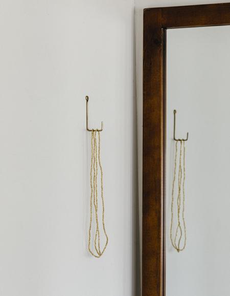 Fog Linen, Handmade Brass Single Hooks, - Placewares