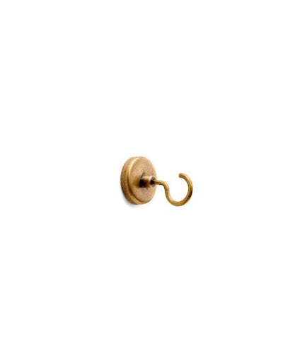 Fog Linen, Handmade Brass R Magnet Hook, One-Size- Placewares