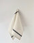 Fog Linen, Japanese Thick Linen Kitchen Towels, Stripe, White/Navy- Placewares