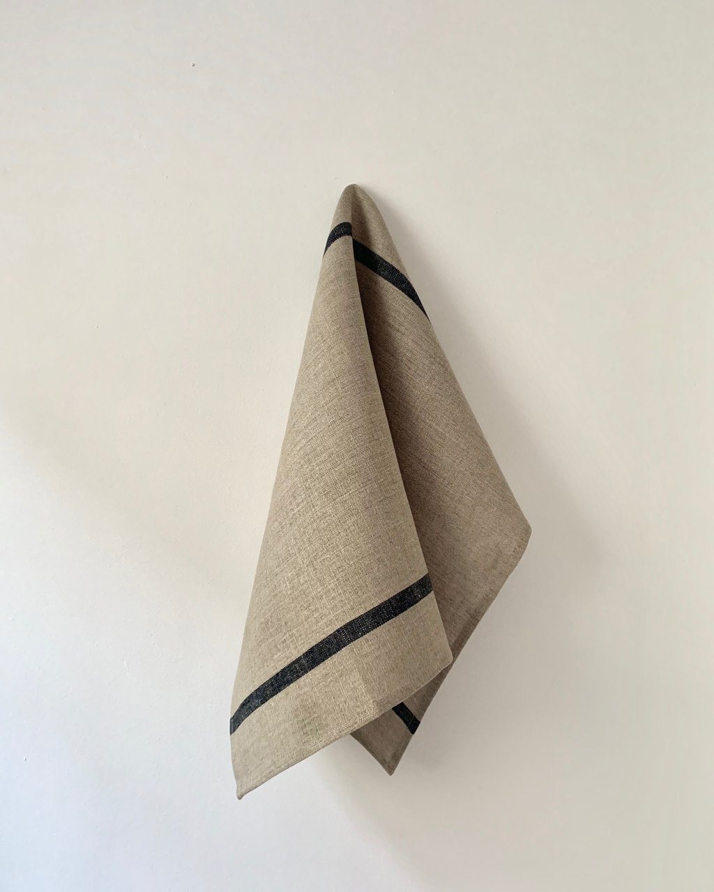 Thick Linen Kitchen Cloth: White with Red Stripe – Shop Fog Linen