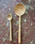 Fog Linen, Hand Carved Wood Round Spoons, - Placewares