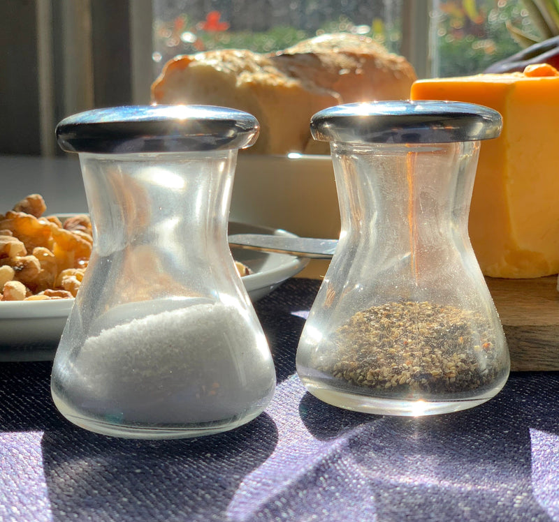 Kimura Glass, Japanese Glass No. 13 Salt and Pepper Shakers, - Placewares