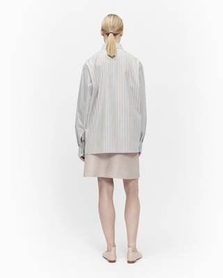 Marimekko, Jokapoika Unisex Shirt, Blue / Beige / S- Placewares