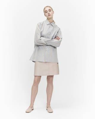 Marimekko, Jokapoika Unisex Shirt, Blue / Beige / S- Placewares