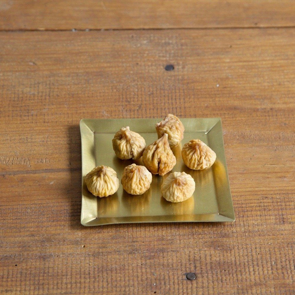 Fog Linen, Handmade Brass Square Plate, - Placewares