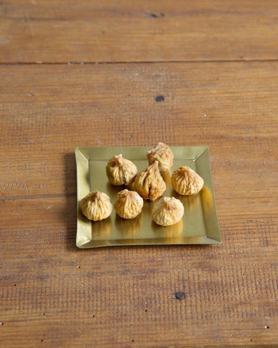 Fog Linen, Handmade Brass Square Plate, - Placewares