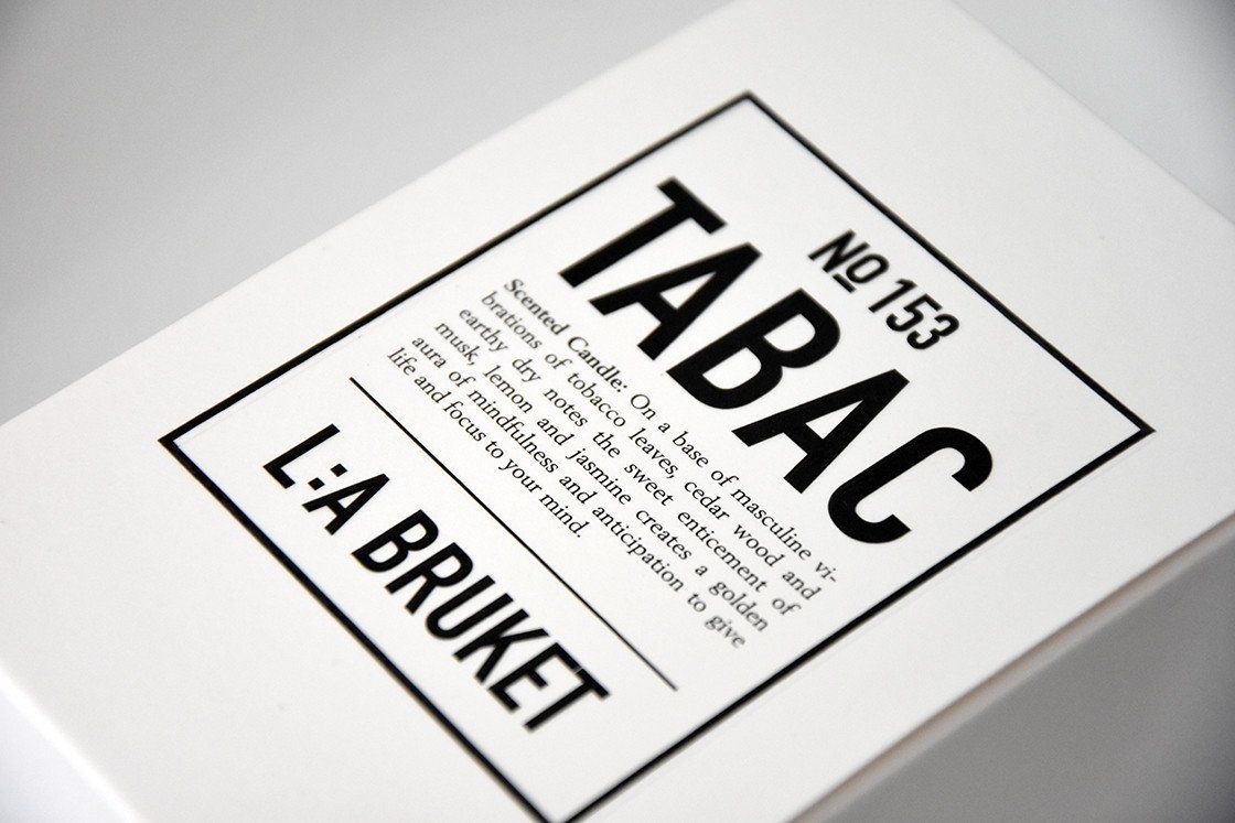 L:A Bruket, Tabac Candle, - Placewares