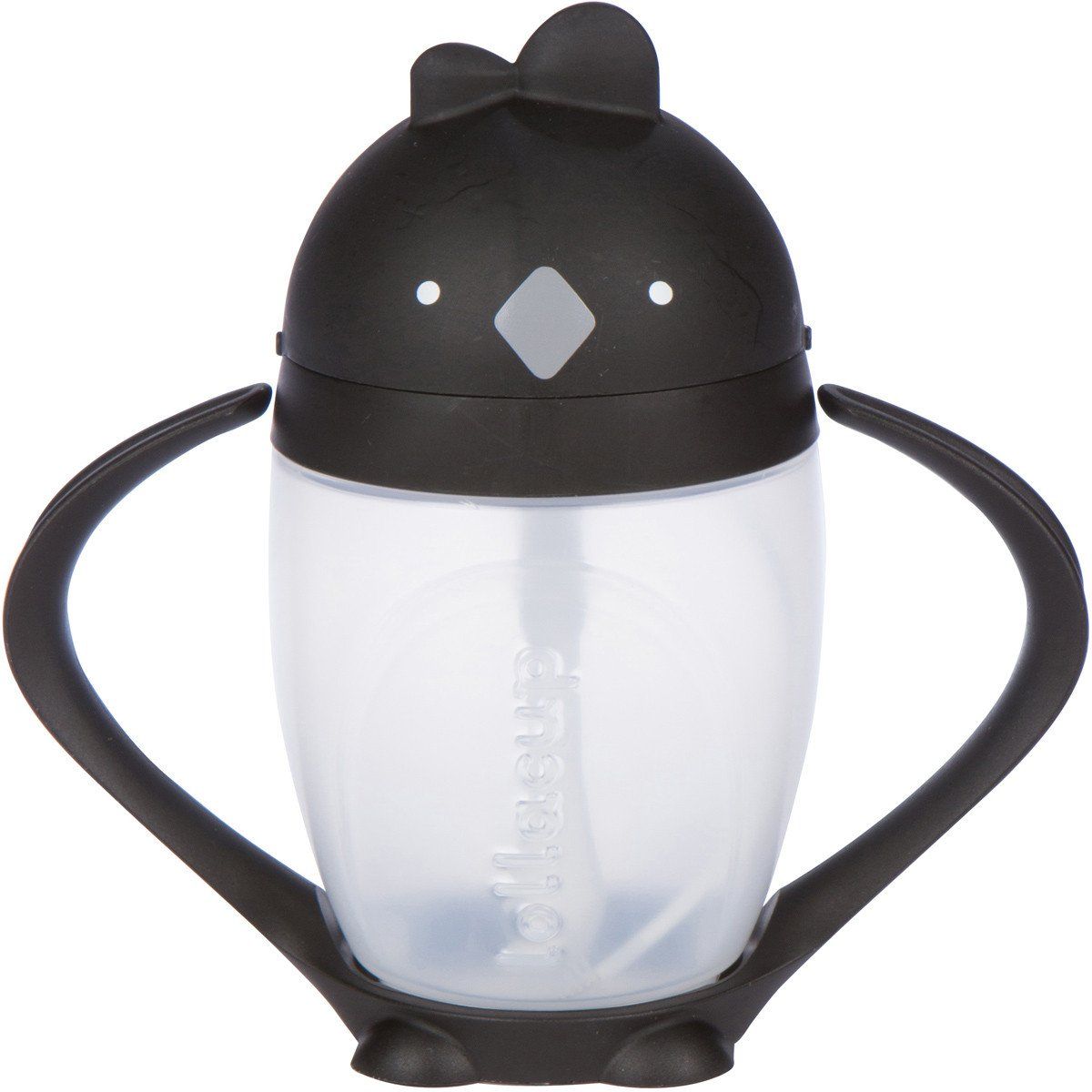 Lollaland, Straw Sippy, Chic Black- Placewares