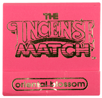 The Incense Match, Incense Matches, 30/Book, Oriental Blossom- Placewares