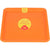 Lollaland, Mealtime Plates - multiple colors, Happy Orange- Placewares