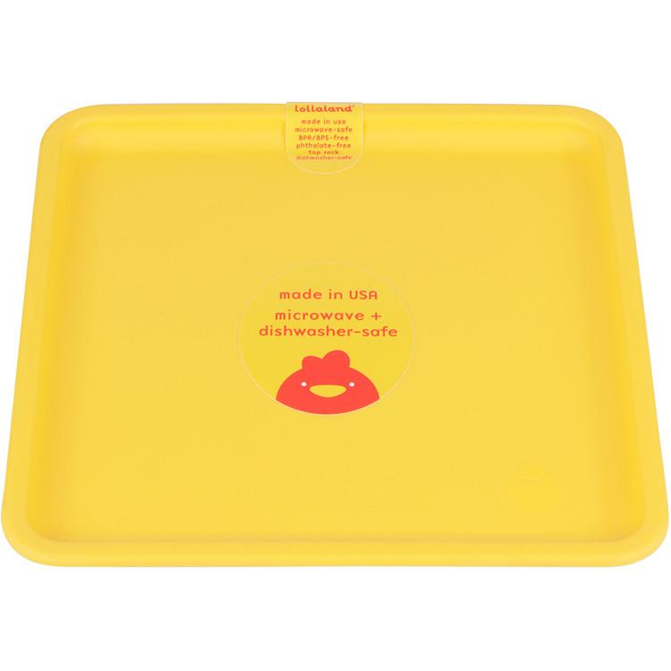Lollaland, Mealtime Plates - multiple colors, Chirpy Yellow- Placewares