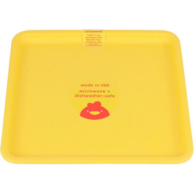 Lollaland, Mealtime Plates - multiple colors, Chirpy Yellow- Placewares
