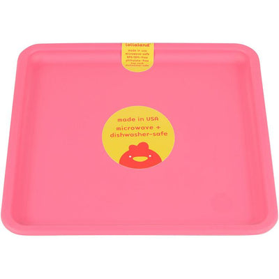 Lollaland, Mealtime Plates - multiple colors, Posh Pink- Placewares