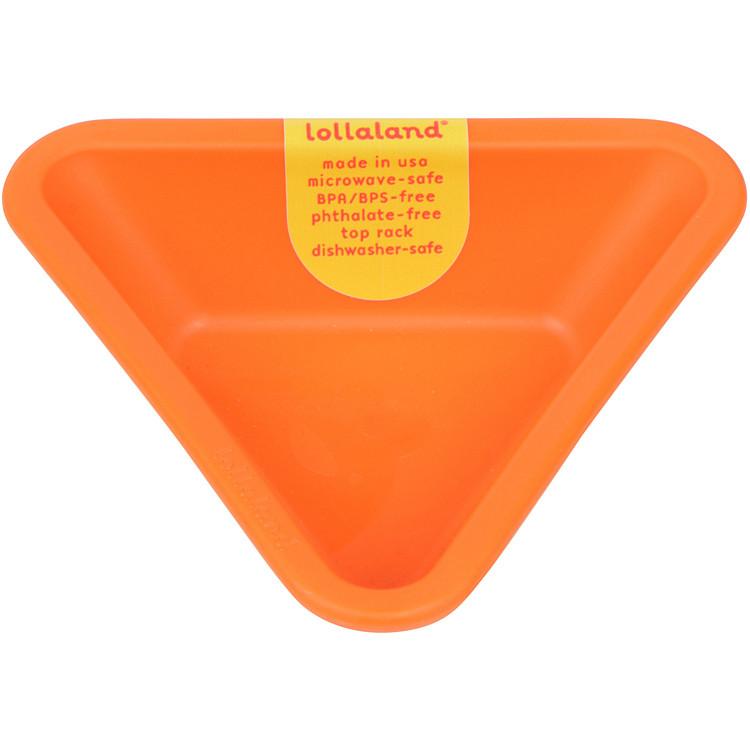 Lollaland, Mealtime Snacking & Dipping Bowl - multiple colors, Happy Orange- Placewares