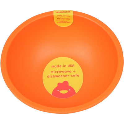 Lollaland, Mealtime Bowls - multiple colors, Happy Orange- Placewares