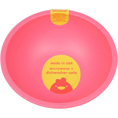 Lollaland, Mealtime Bowls - multiple colors, Posh Pink- Placewares