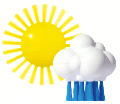 Moluk, Pluï Cloudy Brush Toy, - Placewares