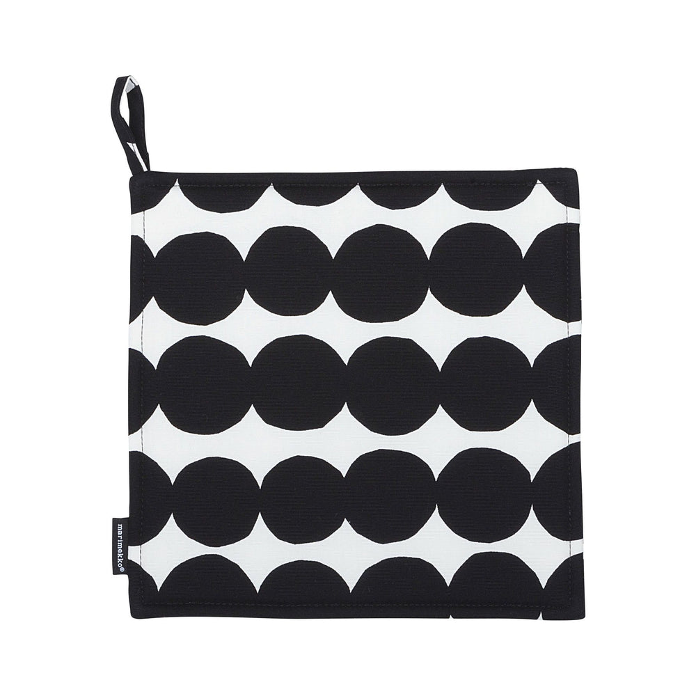 Marimekko, Räsymatto Pot Holder, White/Black- Placewares