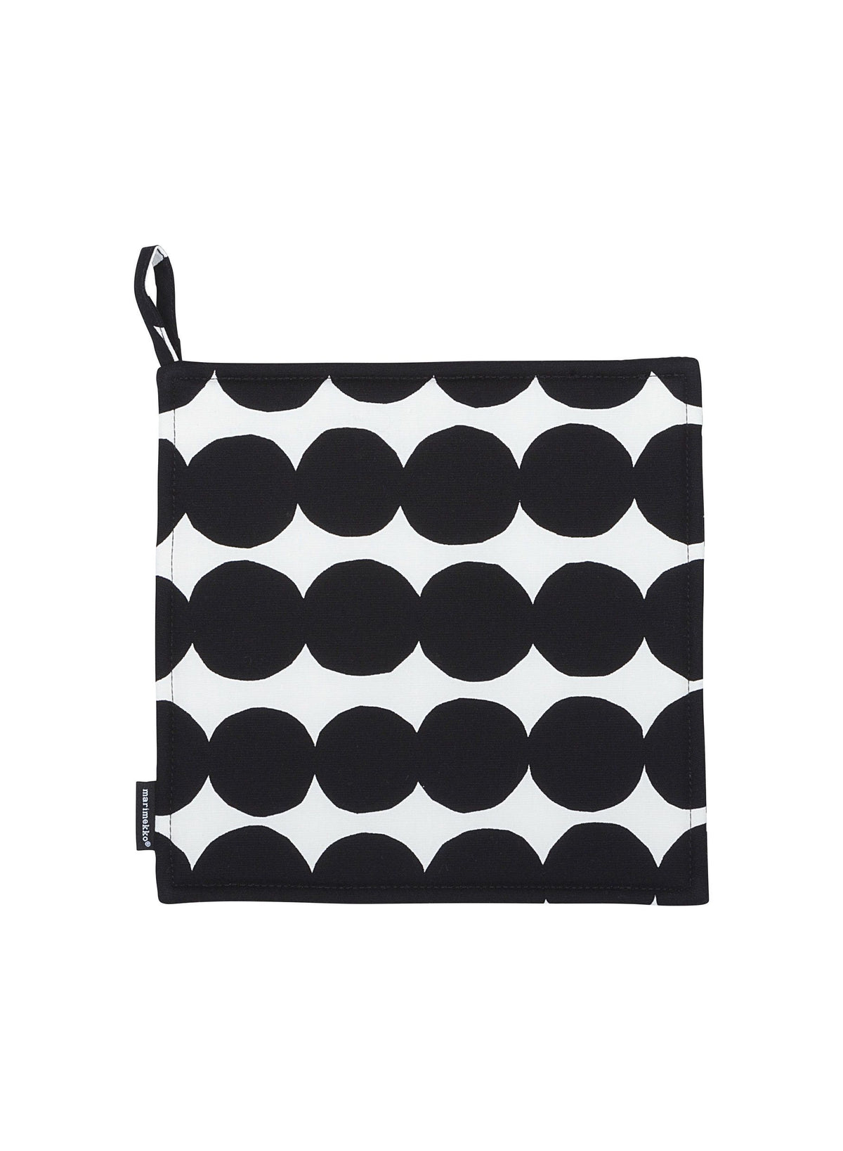 Marimekko, Räsymatto Pot Holder, White/Black- Placewares