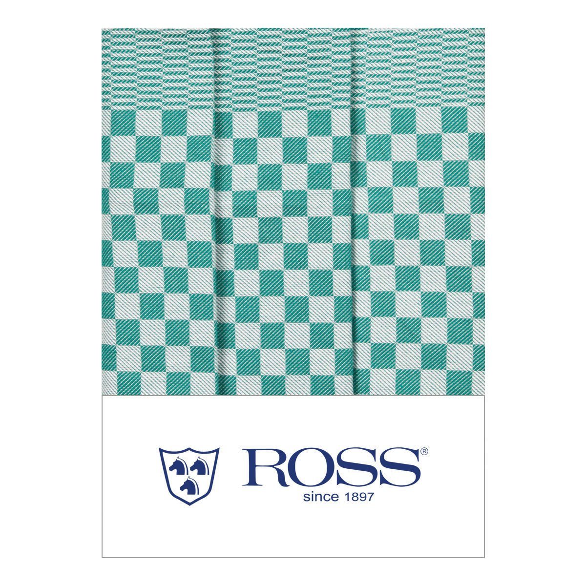 Ross Textilwerke, German Cotton Kitchen Towel, Green- Placewares