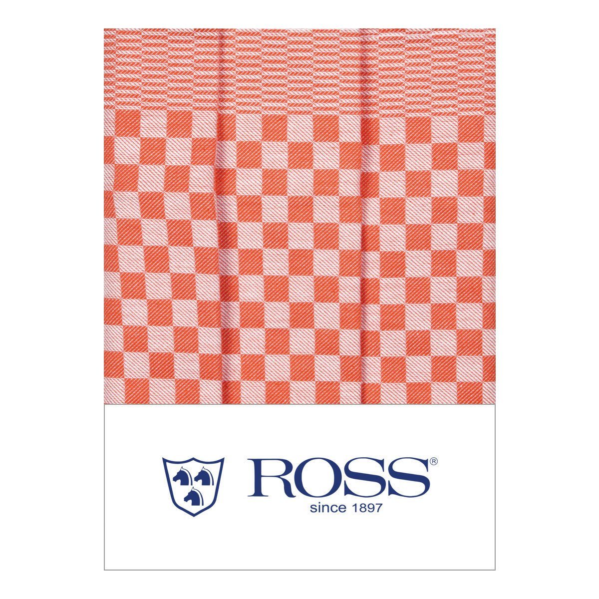 Ross Textilwerke, German Cotton Kitchen Towel, Orange- Placewares