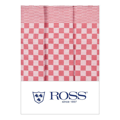 Ross Textilwerke, German Cotton Kitchen Towel, Red- Placewares