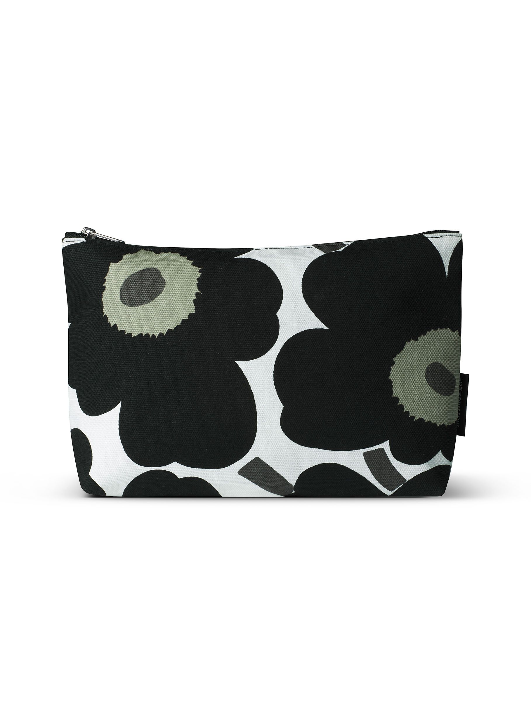Marimekko, Ruut Pieni Unikko Cosmetic bag, White/Black- Placewares