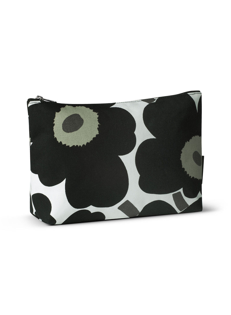 Marimekko, Ruut Pieni Unikko Cosmetic bag, White/Black- Placewares