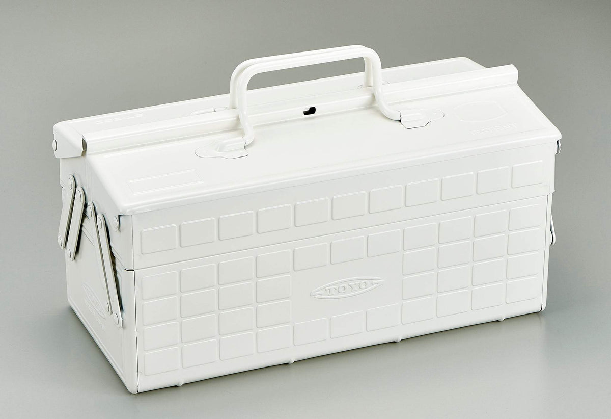 Toyo, Cantilever Steel Storage and Toolboxes, White- Placewares