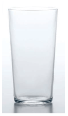 Hard Strong, Tempered Drinking Glass, 12.5 oz, - Placewares