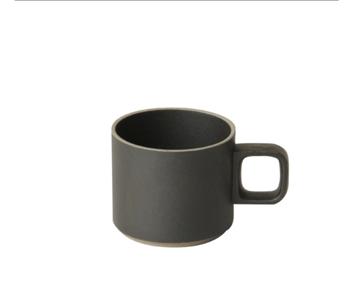 Hasami Porcelain, Mug Cup, 11 oz - Black, Black- Placewares