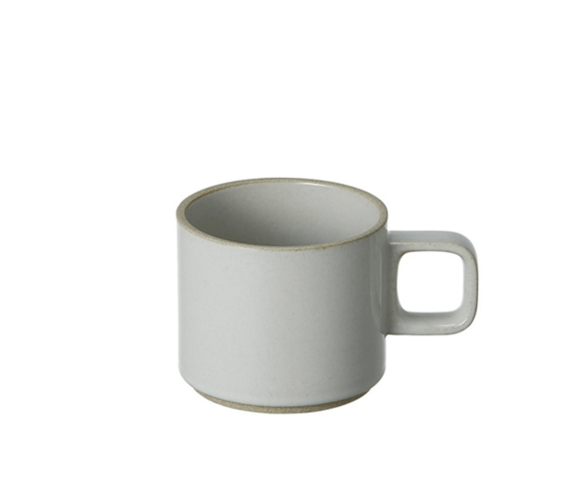 Hasami Porcelain, Mug Cup, 11 oz - Gloss Gray, - Placewares