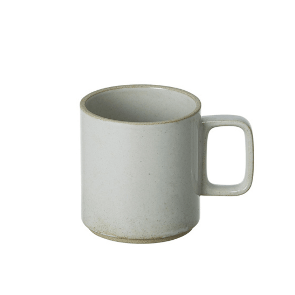 Hasami Porcelain, Mug Cup, 13 oz - Gloss Gray, - Placewares