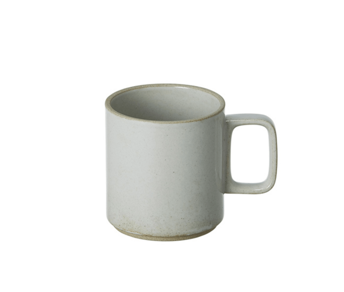 Hasami Porcelain, Mug Cup, 13 oz - Gloss Gray, - Placewares