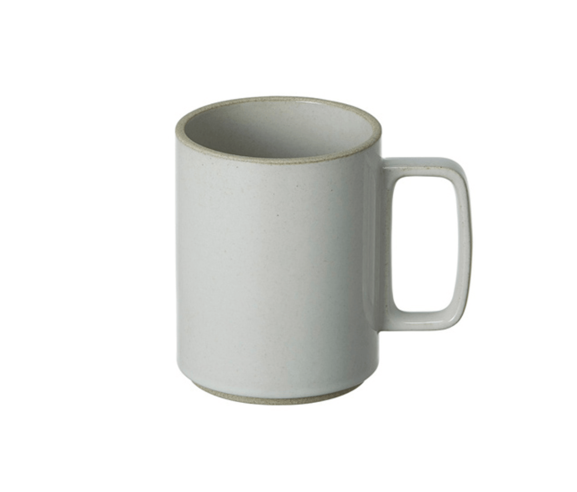 Hasami Porcelain, Mug Cup, 15 oz - Gloss Gray, Gloss Gray- Placewares