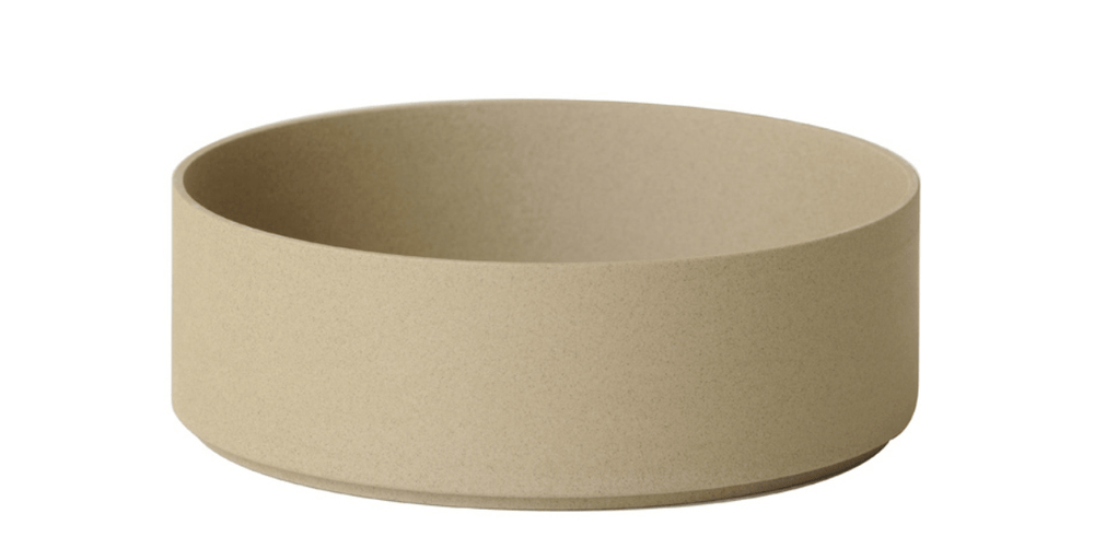 Hasami Porcelain, Tall Bowl 8 ⅝ in / 220 mm - Natural, Natural Tan- Placewares