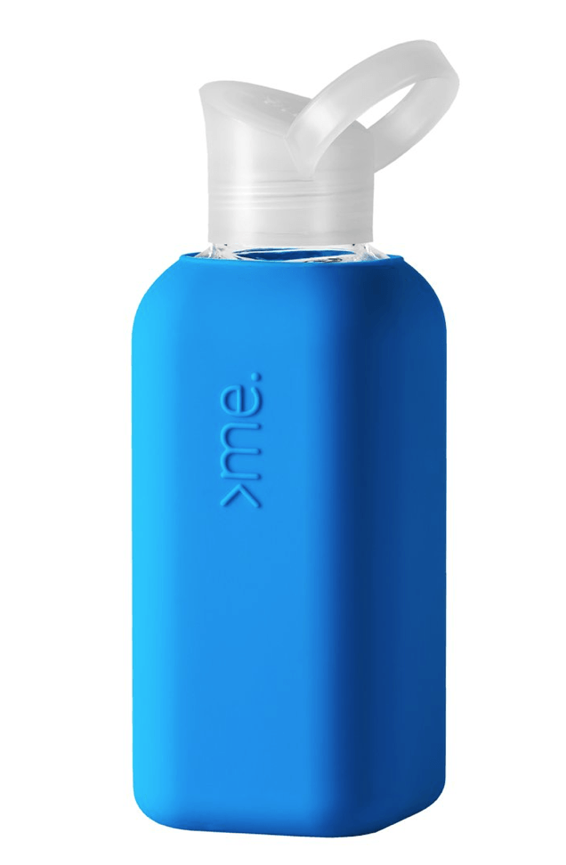 Squireme - Glass Silicon Bottle Blue