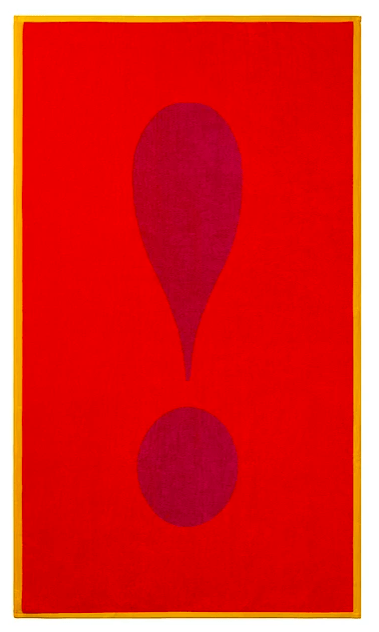Lateral Objects, Exclamation Towel Orange 0019, - Placewares