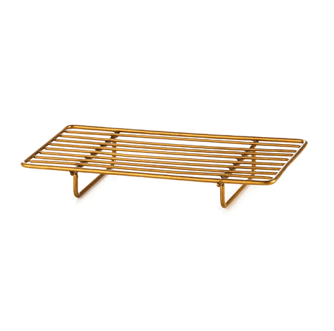 Fog Linen, Brass Wire Rack, rectangle, - Placewares