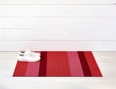 Chilewich, Bold Stripe Indoor/Outdoor Shag Utility Mats, - Placewares