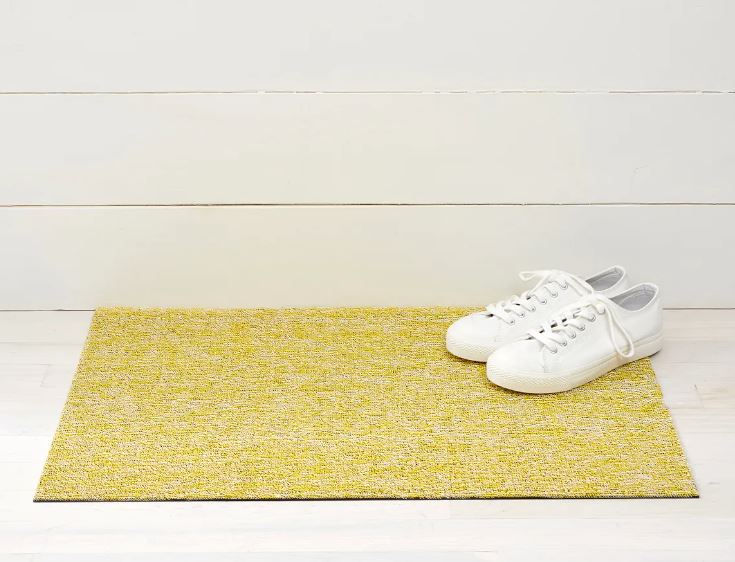 Chilewich, Heathered Indoor/Outdoor Shag Utility Mats, Lemon (24" x 36")- Placewares